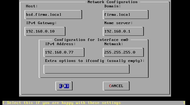 FreeBSD Network Configuration